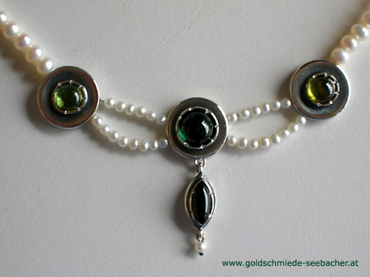 Collier mit Turmalinen