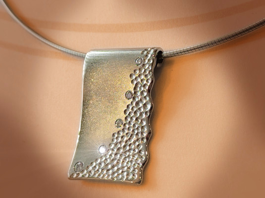 Collier aus Wei&szlig;gold