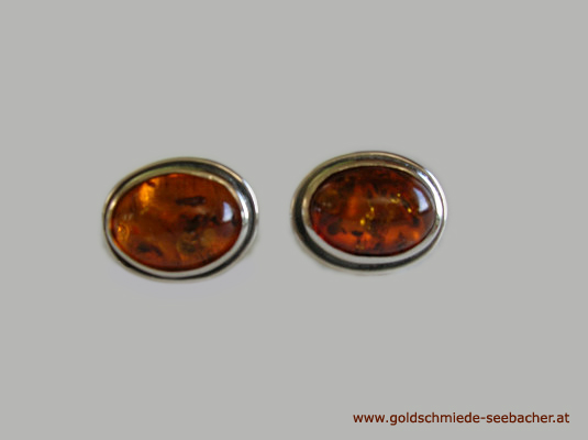 Ohrschmuck mit Bernstein